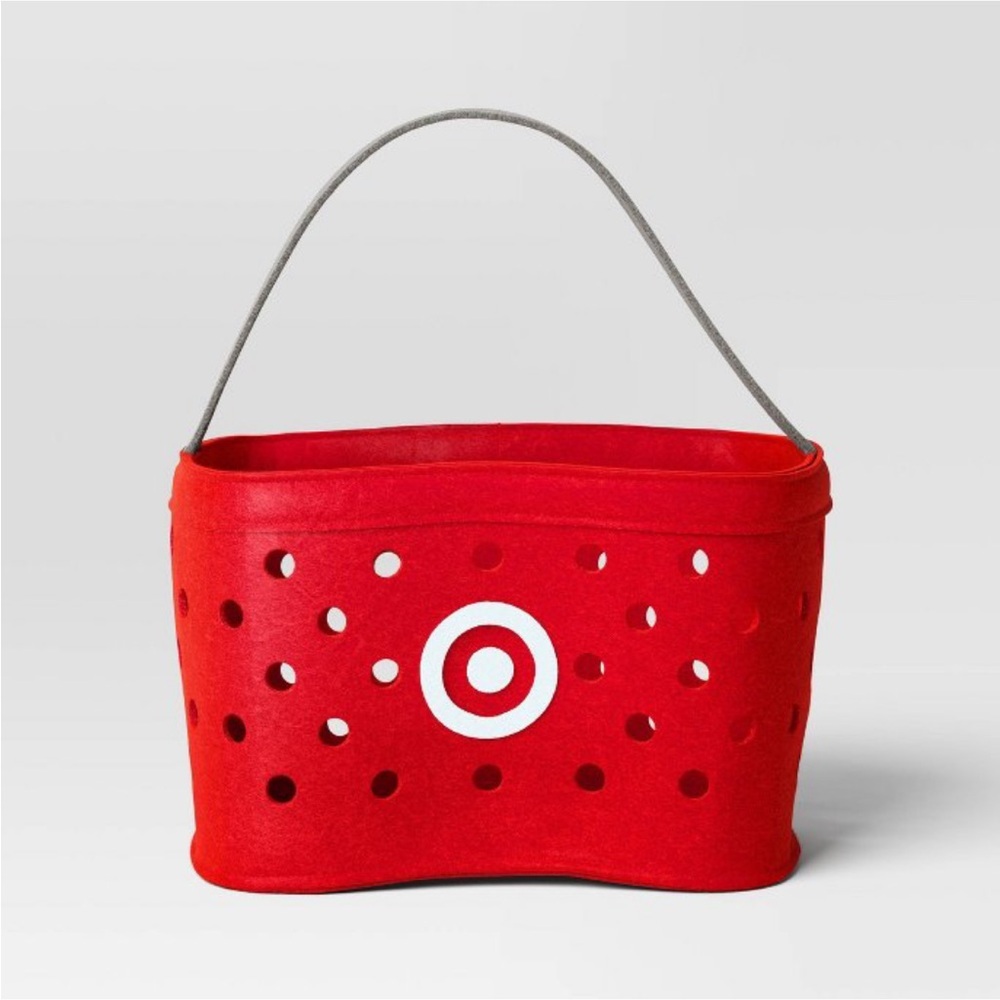 8-Inch Plush Target Basket Halloween Trick-or-Treat Pail - Hyde & EEK! Boutique
